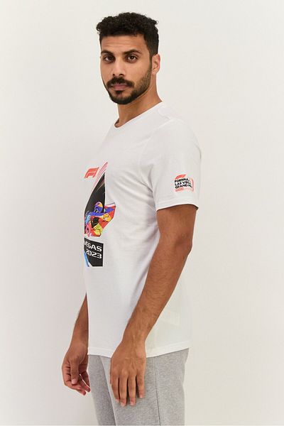 Puma Men Sportswear Fit Short Sleeve Outdoor T-Shirt, White Combo