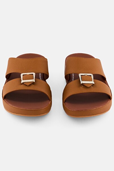 Fitflop Men Samel Buckle Slip On Sandals, Brown