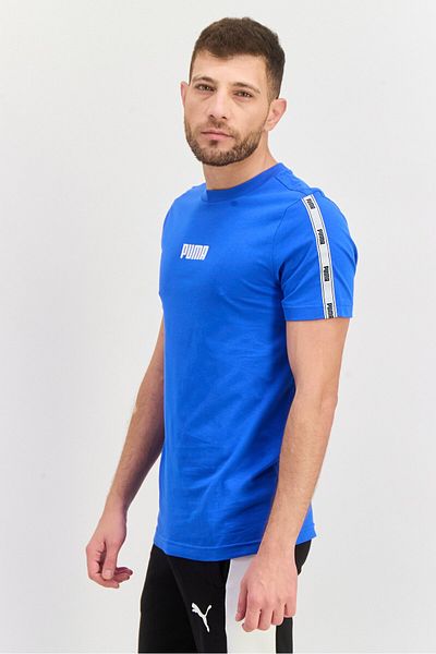 Puma Men Sportswear Fit Short Sleeves Training Shirt, Blue