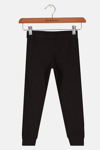 Puma Toddlers Boy Sportswear Brand Logo Outdoor Pant, Black