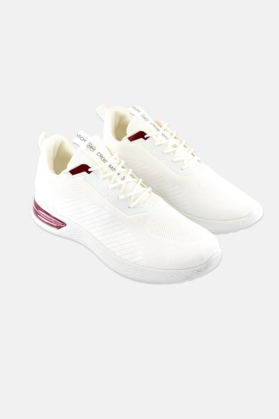 Crosshatch Men Nyles Lace Up Training Shoes, White