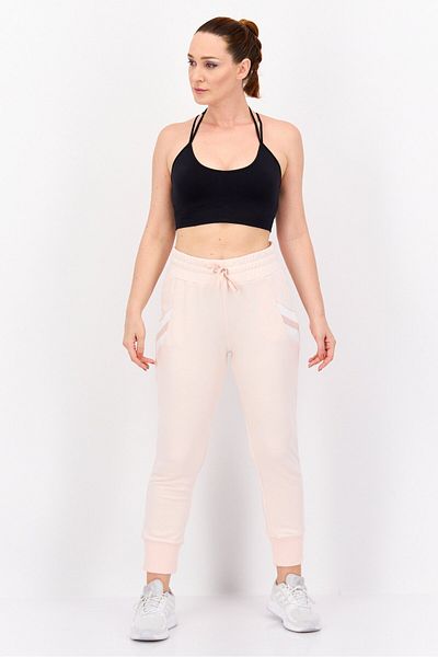 hummel Women Brand Logo Outdoor Sweatpants, Pink