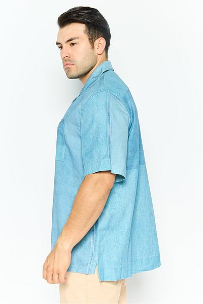 Esprit Men Regular Fit Washed Short Sleeves T-shirt, Blue