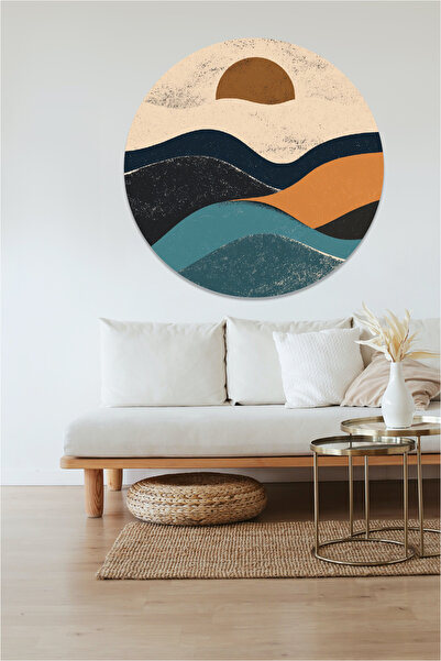 KOSS Dijital Autocolant rotund în stil boem, autocolant în formă rotundă, dec...