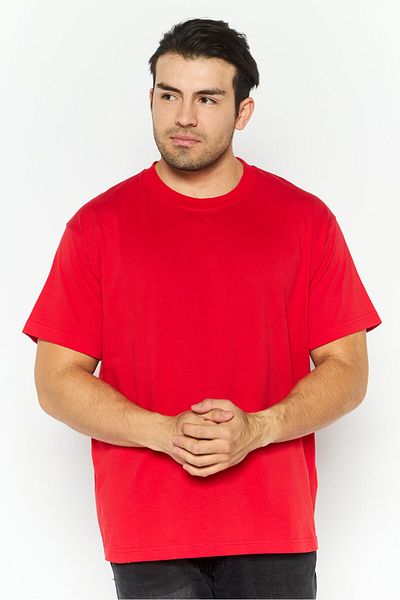 Esprit Men Crew Neck Short Sleeves Graphic T-Shirt, Red