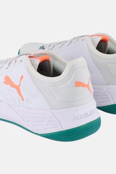 Puma Kids Boy Accelerate Turbo Nitro Lace Up Training Shoes, White