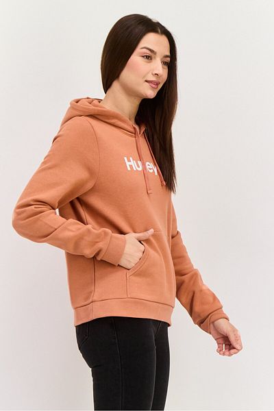 Hurley Women Sportswear Fit Long Sleeve Outdoor Hoodie, Rust