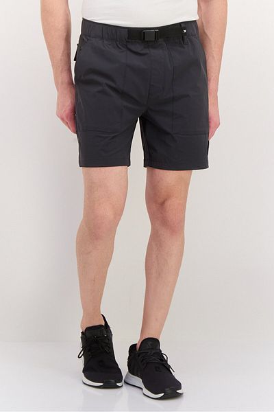 Hurley Men Sportswear Fit Training 17 Inseam Shorts, Dark Grey
