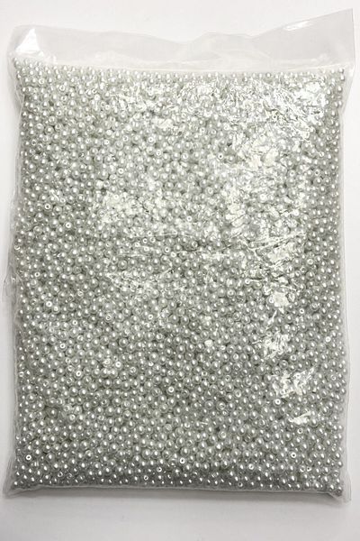 Hayalperest boncuk 4 Mm White Pearl Glass Beads