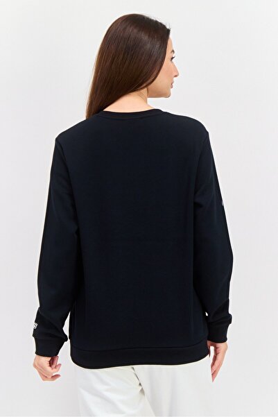 SKECHERS Women Sportswear Fit Long Sleeve Outdoor Sweatshirt, Black