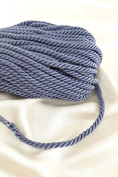 Hayalperest boncuk Σχοινί κορδόνι 8 mm ανοιχτό μπλε ναυτικό