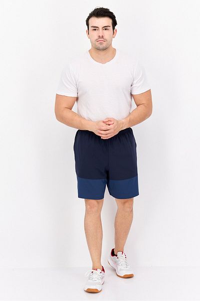 Champion Men Sportswear Fit Colorblock Training Shorts, Navy Combo