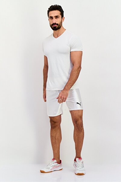 Puma Men Sportswear Fit Drawstring Running Shorts, White