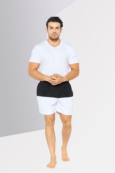 Dkny Men Brand Logo Board Short, Black