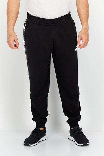 Puma Men Sportswear Fit Brand Logo Training Sweatpants, Black