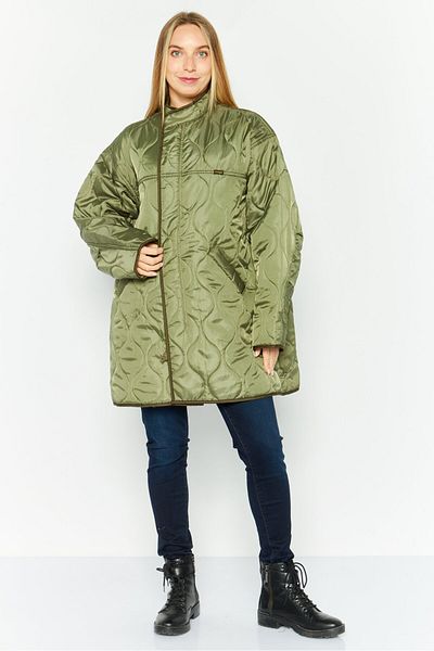 WRANGLER Women Brand Logo Puffer Jacket, Olive