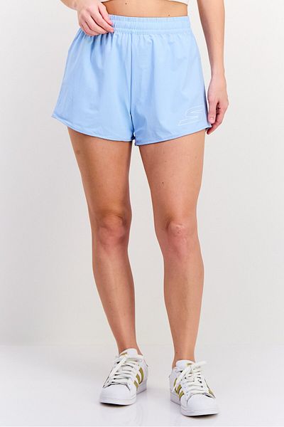 SKECHERS Women Sportswear Fit Training Shorts, Light Blue