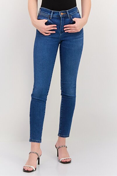 WRANGLER Women Perfect Fit Washed Stretchable Jeans, Blue