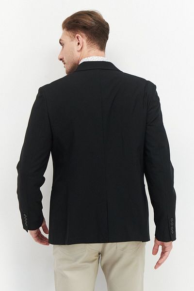 Calvin Klein Men Slim Fit Plain Blazer, Black