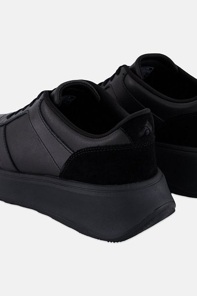 Fitflop Women F-Mode Leather Lace Up Casual Shoes, Black