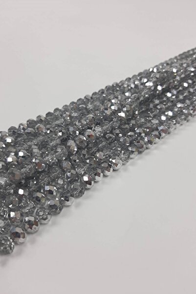 Hayalperest boncuk Сив кристален мънисто 8 мм