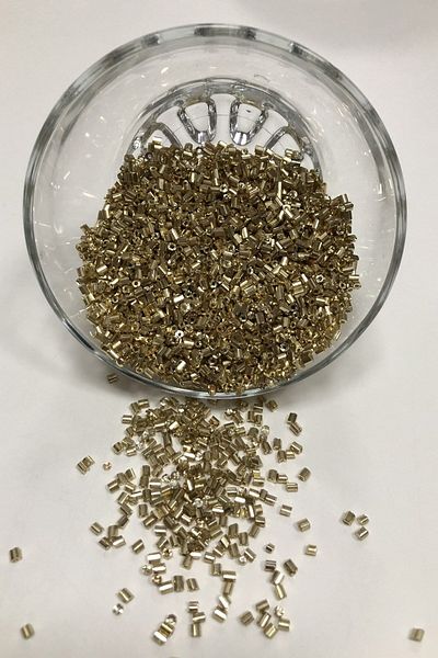 Hayalperest boncuk Χάντρες από επιχρυσωμένο κοπή (2-2,5mm)