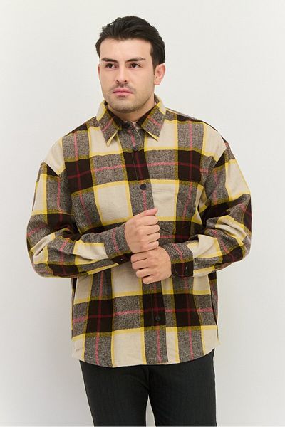 Gant Men Regular Fit Plaid Long Sleeves Casual Shirt, Multicolor