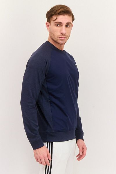 Puma Men Sportswear Fit Long Sleeve Outdoor Sweatshirt, Navy