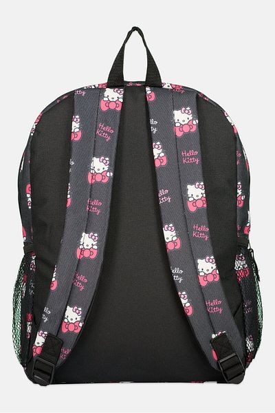 Hello Kitty Kids Girl Brand Logo Back Pack 40 H  x 30 L  x 10  W cm, Black