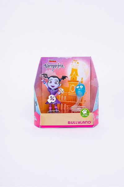 Disney Bullyland Vampirina Set Vampirina And Demi 2 Figures, Purple