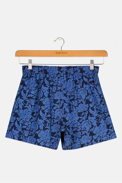 GAP Men Floral Print Boxer, Blue