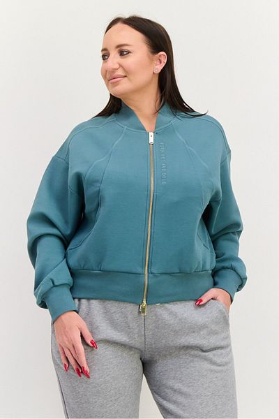 adidas Women Plus Size Long Sleeves Running Sweatshirt, Green