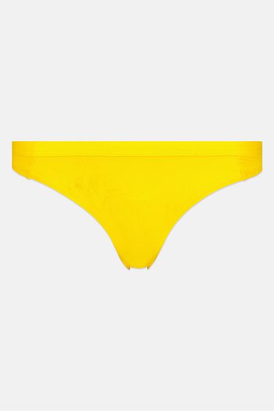 Zendaya Tommy Women Solid Pull On Bikini Bottom, Yellow