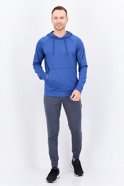 gaiam Men Slim Fit Long Sleeves Training Hoodies, Navy