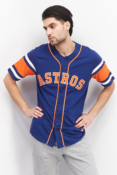 MLB Men Sportswear Fit Houston Astros Baseball Jersey, Navy