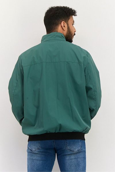 Geox Men Plain Windbreaker Jacket, Green