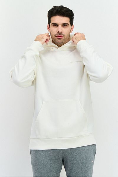 Champion Men Sportswear Fit Long Sleeve Outdoor Sweatshirts, Off White