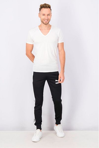Puma Men Sportswear Fit Training Sweatpants, Black And White