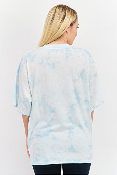 WRANGLER Women Crew Neck Short Sleeve Tie Dye T-Shirt, Multicolor