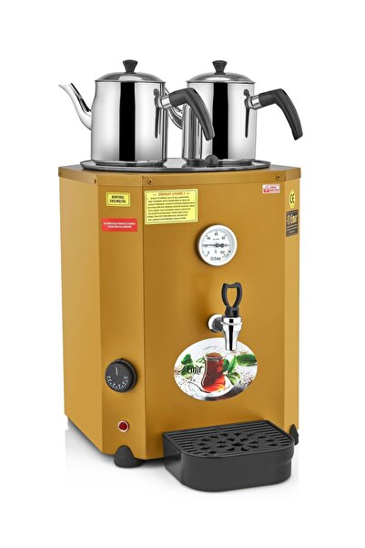 Emir Endüstriyel Mutfak Emir Jumbo Çay Kazanı 2 Demlikli Çay Makinesi 23 Lt