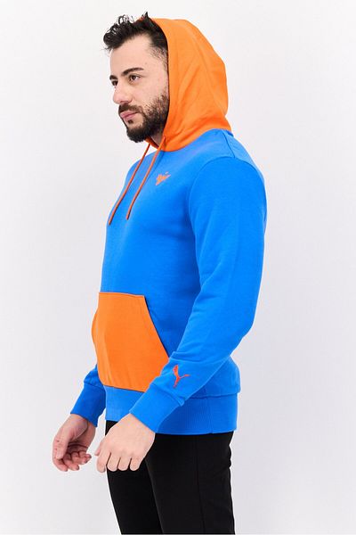 Puma Men Sportswear Fit Brand Logo Training Hoodies, Blue