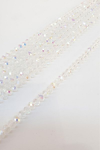 Hayalperest boncuk Janjanli Transparent Crystal Bead 6 Mm