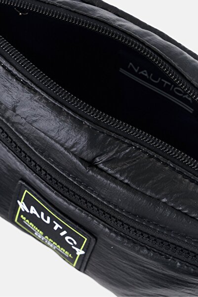 Nautica Women Brand Logo Cross Body Bag 21 L x 16 H x 8 W cm, Black