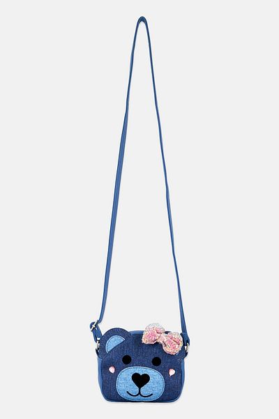 Miss Gwen's OMG Kids Girl Cross Body Bags 13 H X 15 L X 4 W Cm, Sage Blue