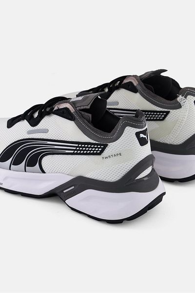 Puma Kids Boy Pwrframe Aerogram Lace Up Shoes, White Combo
