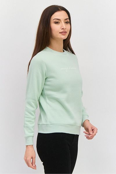Mode by Redtape Women Crew Neck Graphic Print Sweatshirt, Mint
