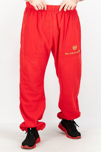 Bel-Air Athletics Men Sportswear Fit Training Sweatpants, Red