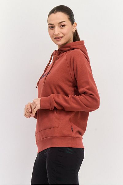 Hurley Women Sportswear Fit Long Sleeve Outdoor Sweatshirt, Maroon