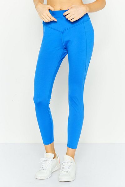 Brooks Women Sportswear Fit 7/8th Running Tights, Blue Combo
