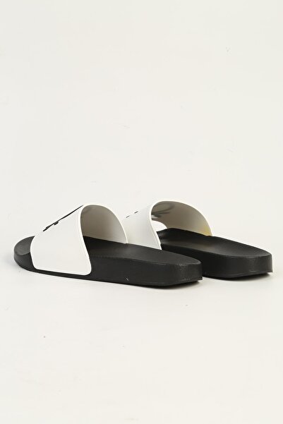 Benetton Ασπρόμαυρες ανδρικές παντόφλες BN-1429